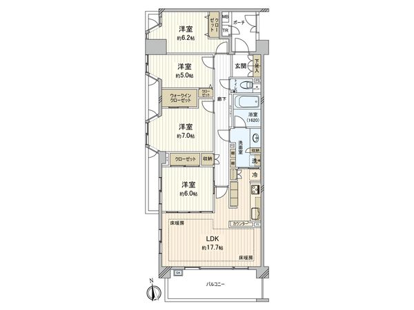アデニウム吉祥寺 間取図(平面図) アデニウム吉祥寺 間取図(平面図)