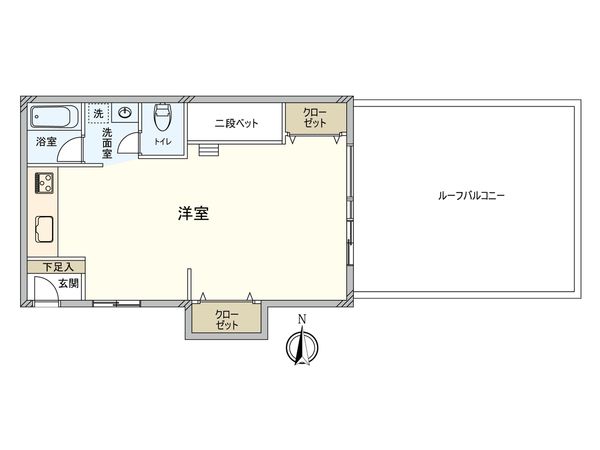 百草園マンション 間取図(平面図) 百草園マンション 間取図(平面図)