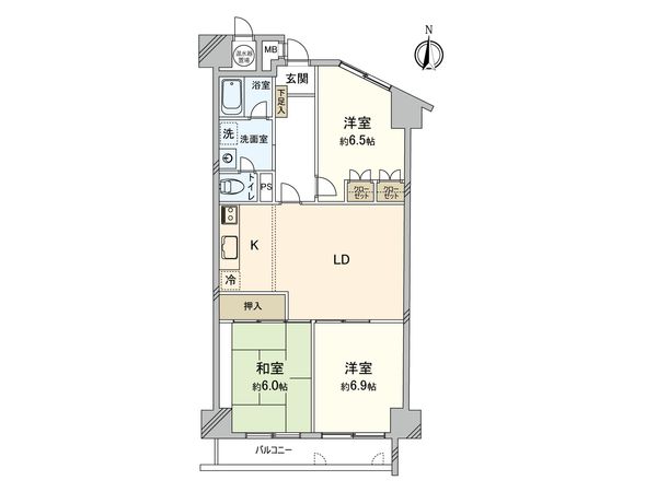 三鷹ロイヤルハイツ 間取図(平面図) 間取図(平面図)