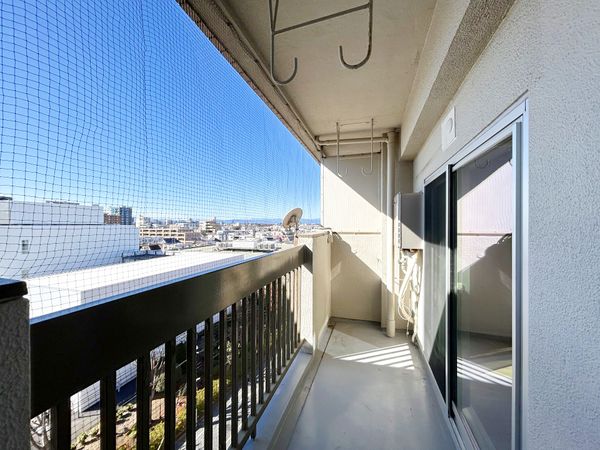 武蔵野コーポラス バルコニー
