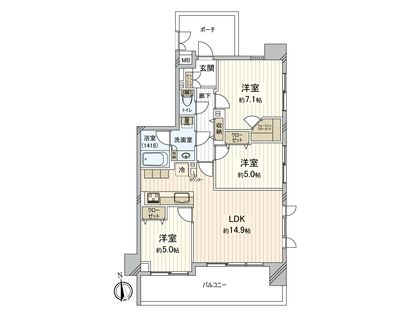 間取図(平面図)