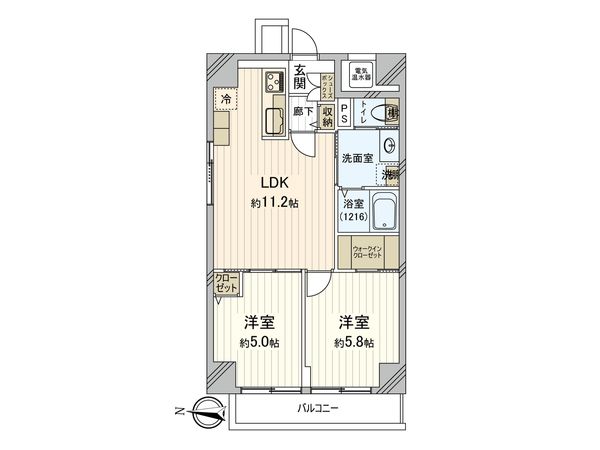 三鷹ロイヤルハイツ 間取図(平面図)