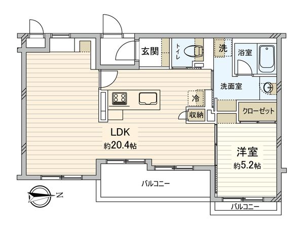 レクセルガーデン三鷹 間取図(平面図)