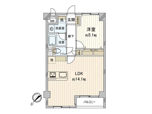 ルーバンハイツ武蔵野 間取図(平面図) 間取図(平面図)