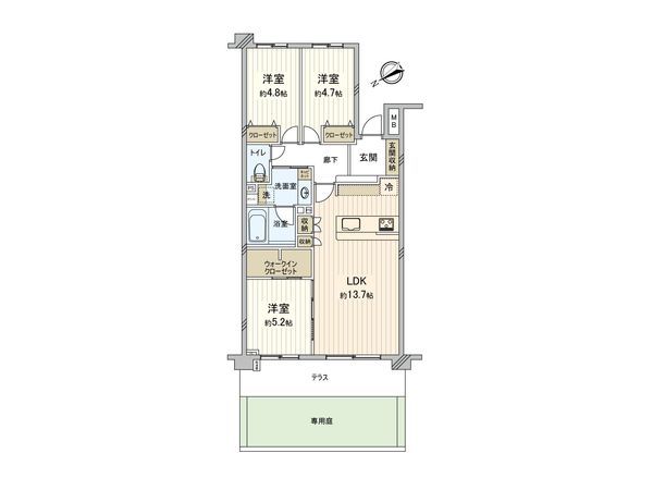 パークホームズ吉祥寺北町三丁目 間取図(平面図)