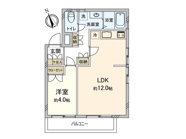 ヴェルメゾン西久保 間取図(平面図) ヴェルメゾン西久保 間取図(平面図)