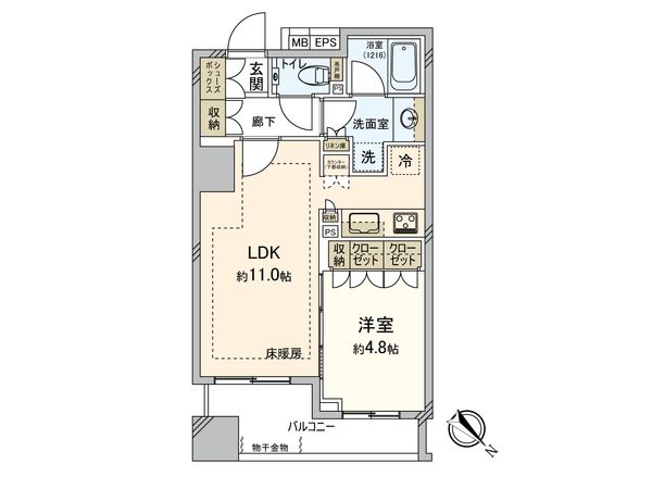 ザ・パークハウスアーバンス東五反田 間取図(平面図) ザ・パークハウスアーバンス東五反田 間取図(平面図)