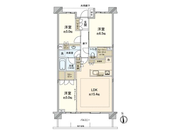 パークホームズ三鷹上連雀 間取図(平面図) 間取図(平面図)