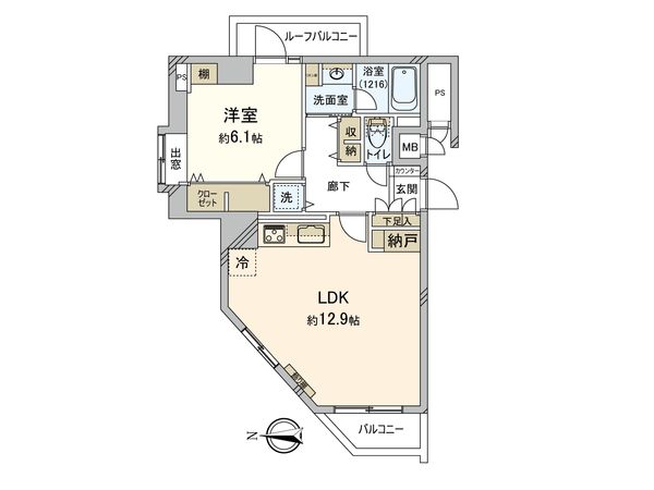 ヴィザージュ三鷹 間取図(平面図) ヴィザージュ三鷹 間取図(平面図)