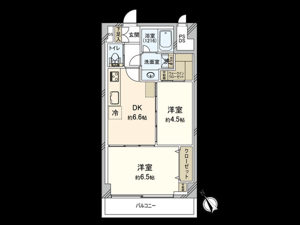 むさしのコーポ 間取図(平面図) むさしのコーポ 間取図(平面図)
