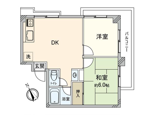 ヴェルメゾン武蔵野 間取図(平面図) ヴェルメゾン武蔵野 間取図(平面図)