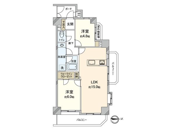 ライオンズヴィアーレ三鷹さくら通り 間取図(平面図) ライオンズヴィアーレ三鷹さくら通り 間取図(平面図)