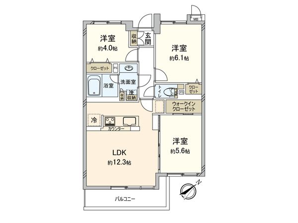 藤和ライブタウン武蔵野緑町 間取図(平面図) 藤和ライブタウン武蔵野緑町 間取図(平面図)