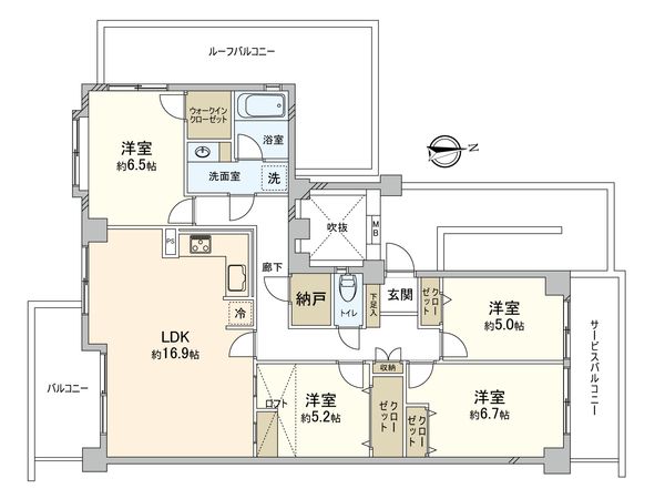 ステイツ三鷹ヴェルパセオ 間取図(平面図) ステイツ三鷹ヴェルパセオ 間取図(平面図)