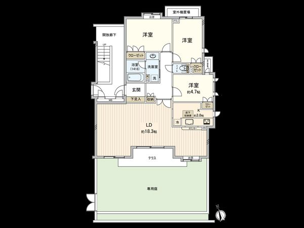 ステイツ花小金井ヴェルパセオ 間取図(平面図) ステイツ花小金井ヴェルパセオ 間取図(平面図)