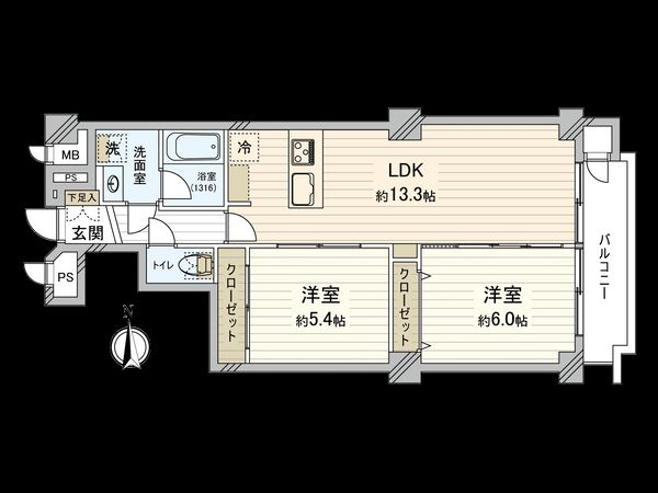 朝日三鷹マンション 間取図(平面図) 朝日三鷹マンション 間取図(平面図)