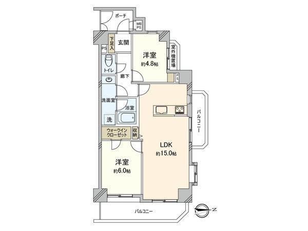ライオンズヴィアーレ三鷹さくら通り 間取図(平面図) ライオンズヴィアーレ三鷹さくら通り 間取図(平面図)