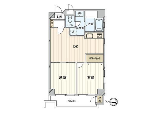 朝日三鷹マンション 間取図(平面図) 朝日三鷹マンション 間取図(平面図)