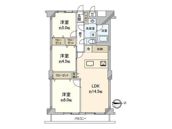 三鷹芙蓉ハイツ 間取図(平面図) 三鷹芙蓉ハイツ 間取図(平面図)
