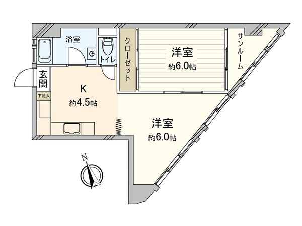 東海第1グリーンパークマンション 間取図(平面図) 東海第1グリーンパークマンション 間取図(平面図)