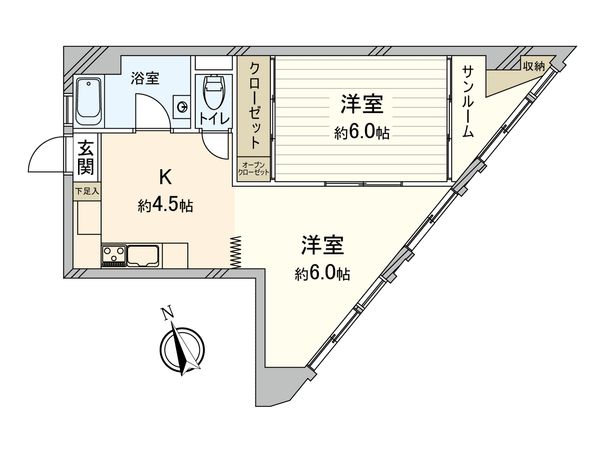 東海第1グリーンパークマンション 間取図(平面図) 東海第1グリーンパークマンション 間取図(平面図)