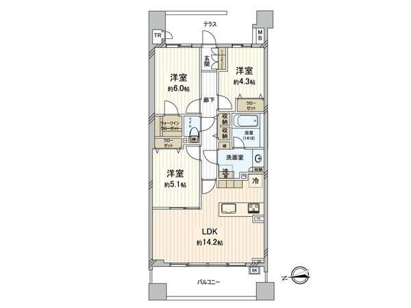 イオシス吉祥寺 間取図(平面図)