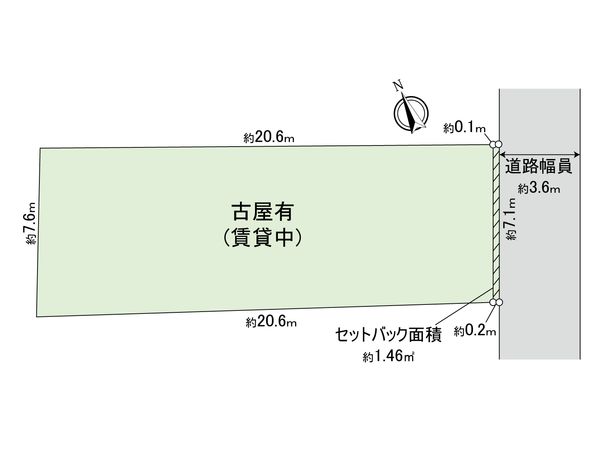 武蔵野市中町二丁目アパート 間取図(平面図) 武蔵野市中町二丁目アパート 間取図(平面図)
