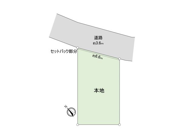 調布市下石原3丁目 土地 区画図 調布市下石原3丁目 土地 区画図