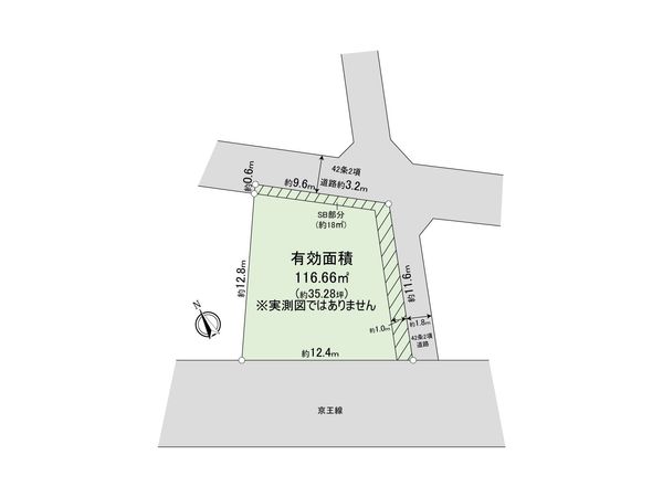 調布市下石原1丁目 区画図 調布市下石原1丁目 区画図