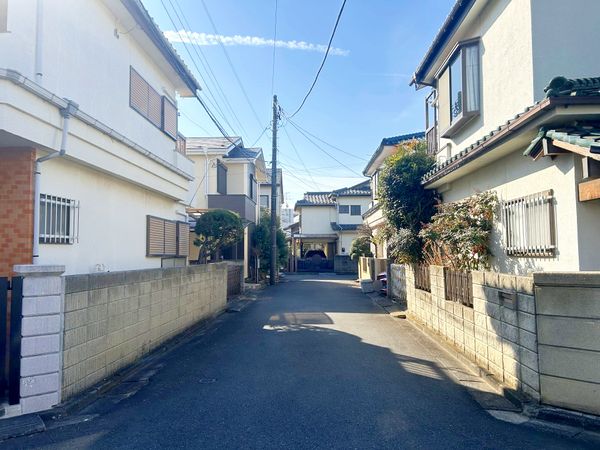 調布市布田6丁目 土地 前面道路含む外観 前面道路含む外観