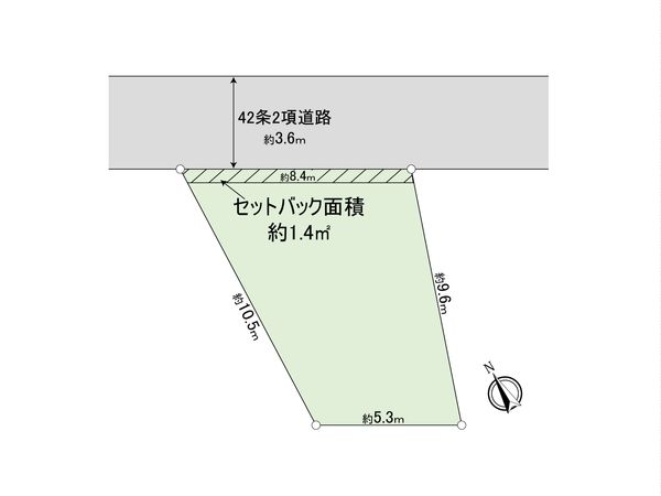 調布市佐須町5丁目古家付き土地 区画図 調布市佐須町5丁目古家付き土地 区画図