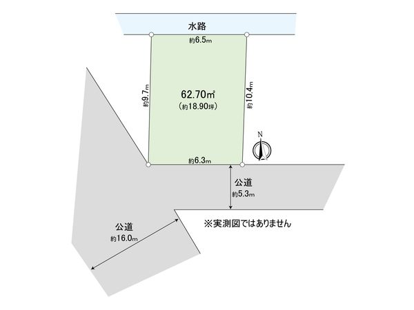 稲城市矢野口 古家つき土地 区画図 稲城市矢野口 古家つき土地 区画図