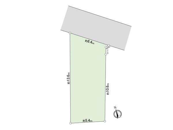 三鷹市大沢4丁目 土地 区画図 三鷹市大沢4丁目 土地 区画図