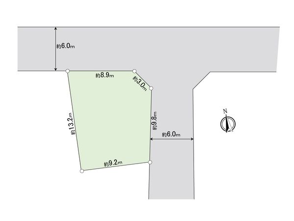 稲城市矢野口土地 区画図 稲城市矢野口土地 区画図