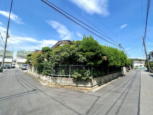 調布市上石原3丁目古家付き土地 土地写真