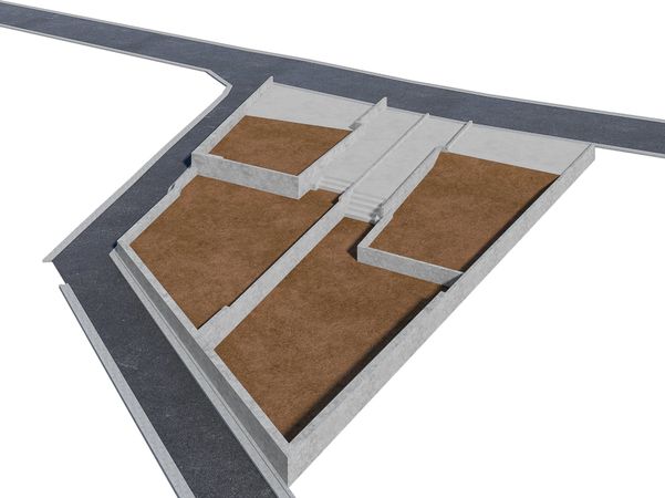 調布市西つつじケ丘4丁目土地 B区画 全体区画図 調布市西つつじケ丘4丁目土地 B区画 全体区画図