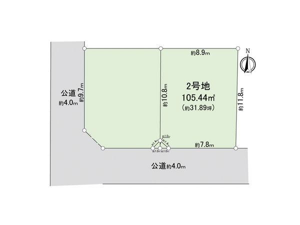 三鷹市大沢5丁目 土地2区画 区画図 三鷹市大沢5丁目 土地2区画 区画図