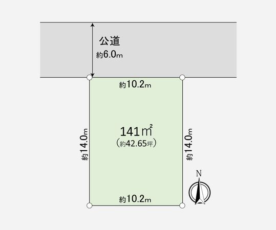稲城市矢野口 土地 区画図 稲城市矢野口 土地 区画図