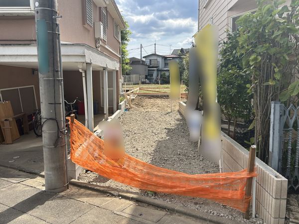 調布市飛田給3丁目新築戸建 前面道路含む外観 調布市飛田給3丁目新築戸建 前面道路含む外観