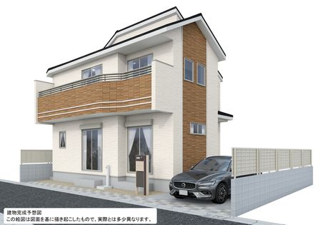 三鷹市大沢5丁目 新築戸建 外観パース図