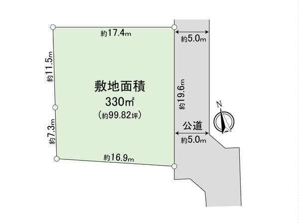 調布市調布ケ丘2丁目土地 区画図 調布市調布ケ丘2丁目土地 区画図