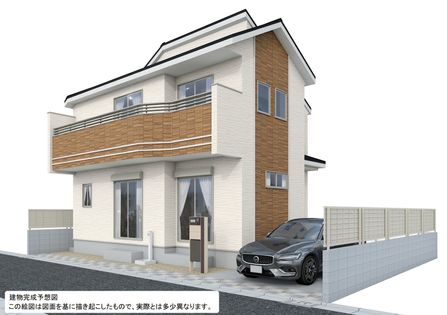 三鷹市大沢5丁目 新築戸建 外観パース図