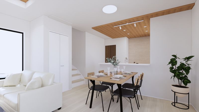 調布市調布ケ丘3丁目新築戸建 リビング