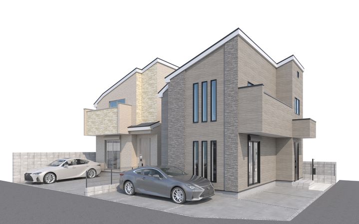 調布市上石原3丁目新築戸建 2号棟 外観 調布市上石原3丁目新築戸建 2号棟 外観