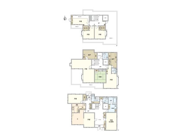調布市深大寺北町7丁目 戸建 間取図(平面図) 調布市深大寺北町7丁目 戸建 間取図(平面図)