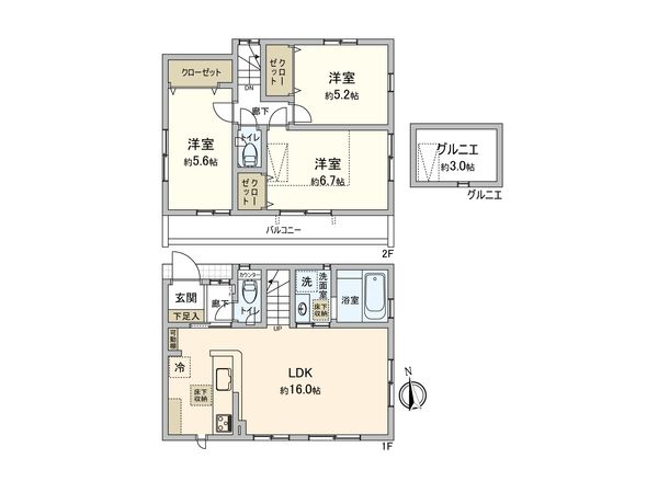 間取図(平面図)