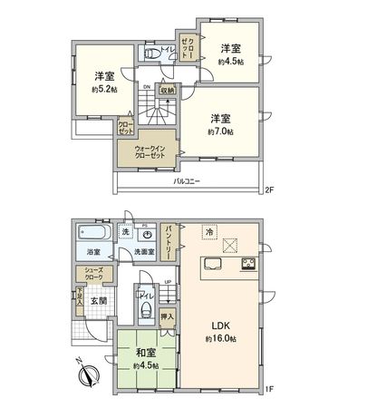間取図(平面図)