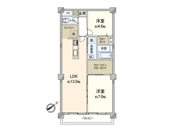 エクレール国領 間取図(平面図)