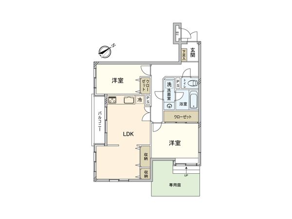 ライオンズマンション京王多摩川 間取図(平面図) ライオンズマンション京王多摩川 間取図(平面図)