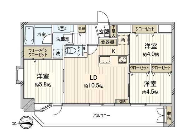 センチュリー調布 室内 室内